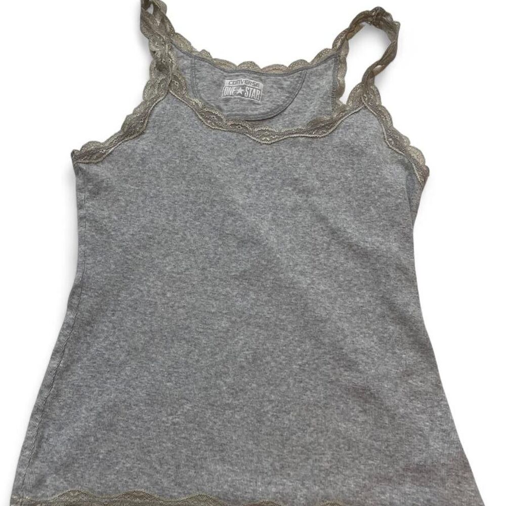 Converse Women's Grey and White Vest